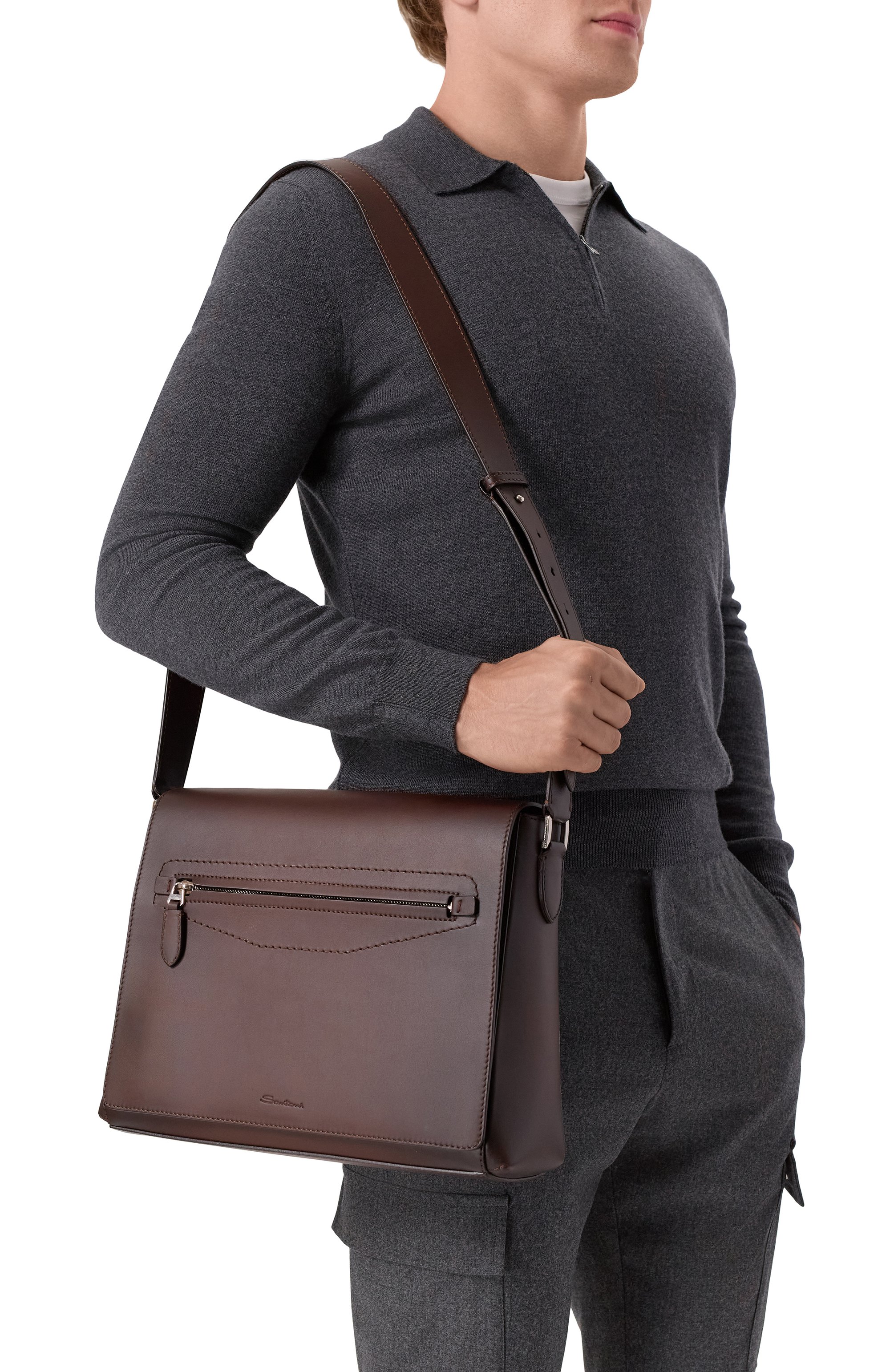 Сумка SANTONI, арт. UIBBA2689BS-AFSES26, фото 2