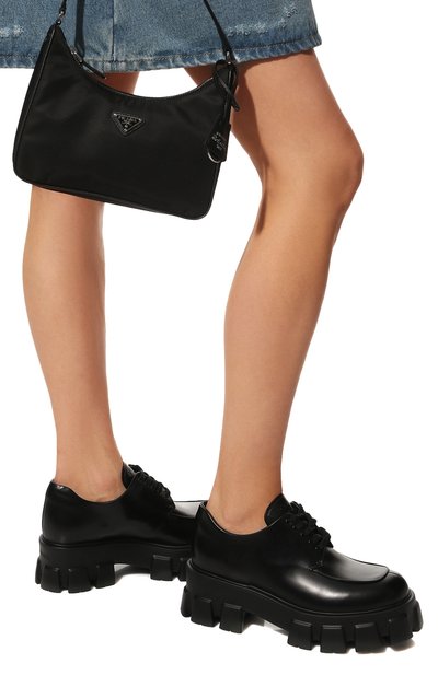 Кожаные дерби monolith PRADA, арт. 1E708L-B4L-F0002-B055, фото 3