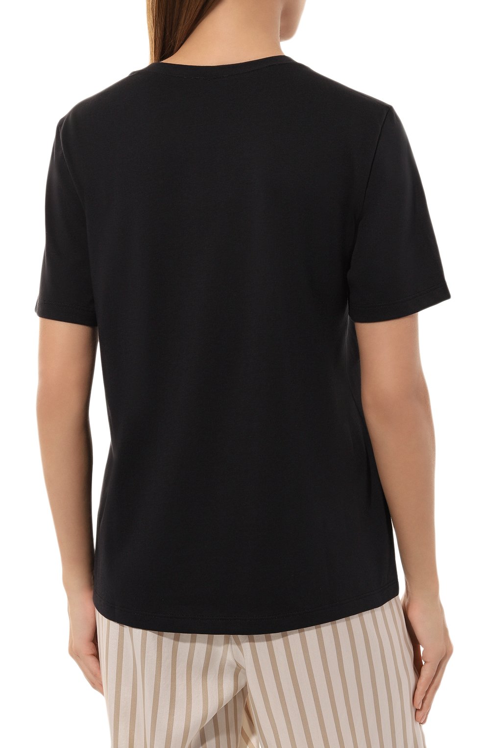 Хлопковая футболка HANRO, арт. 078662, фото 4