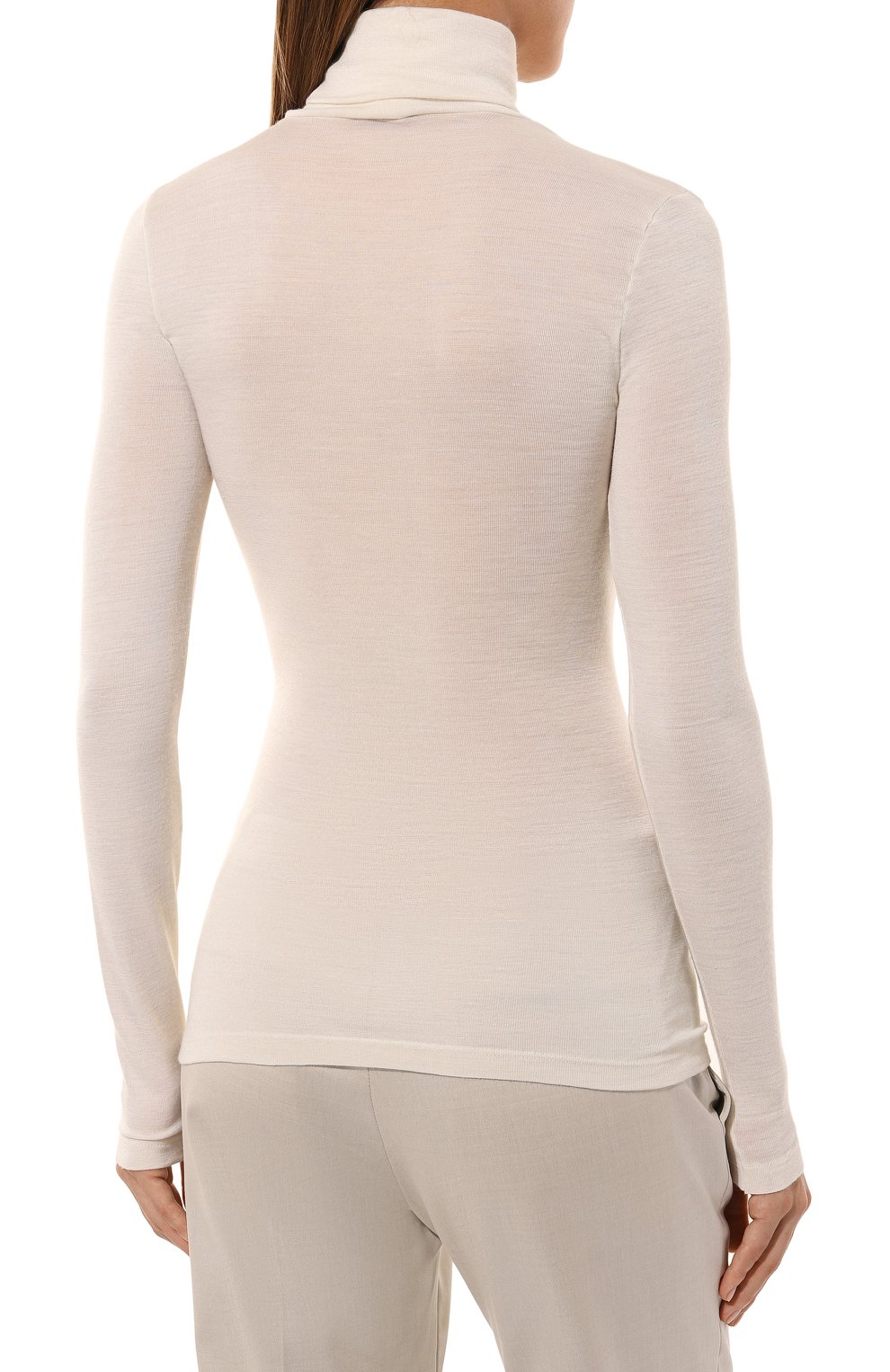 Водолазка из шерсти и шелка HANRO, арт. 071423, фото 4