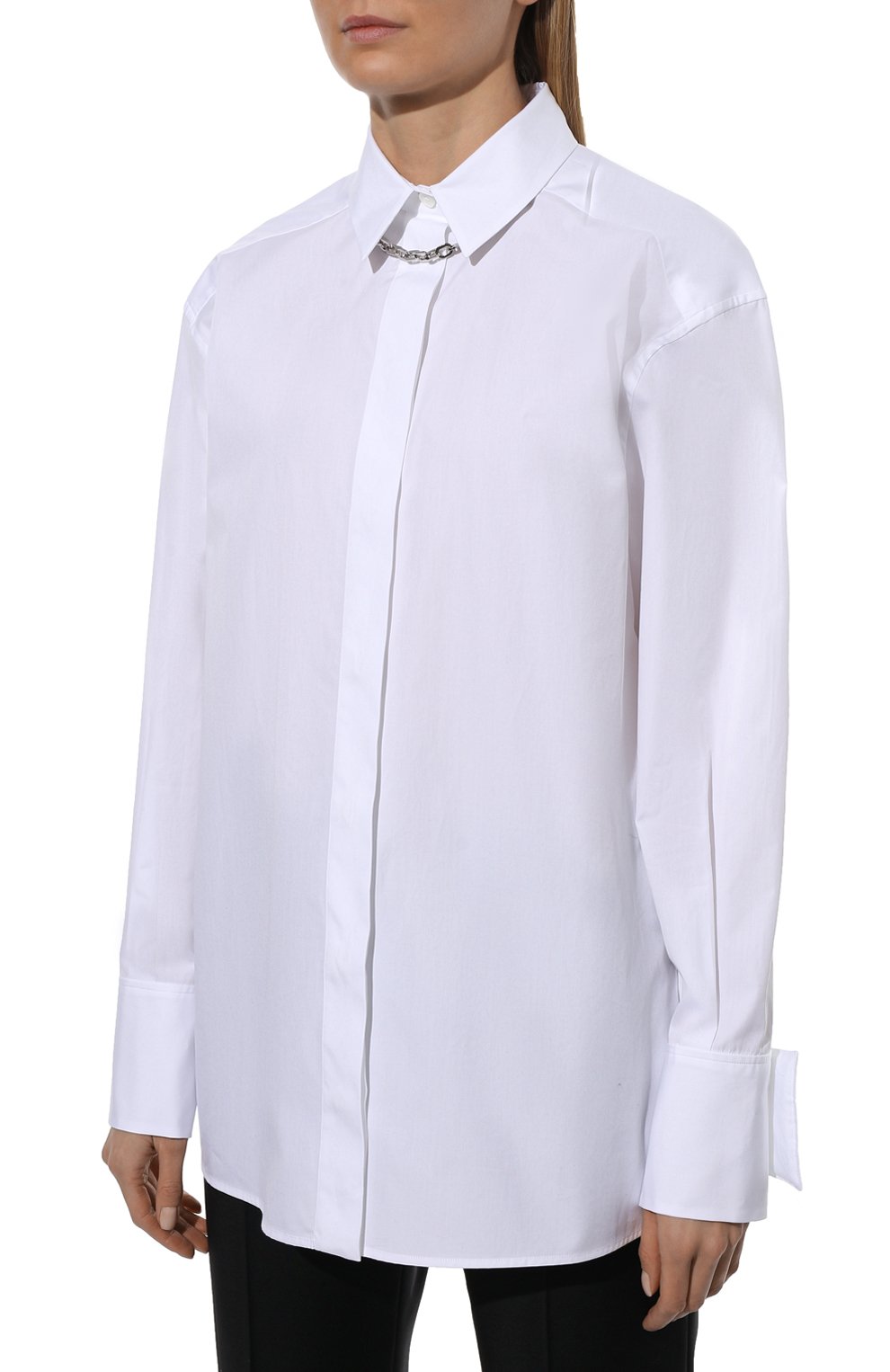Хлопковая рубашка GIVENCHY, арт. BW60WU111N, фото 3