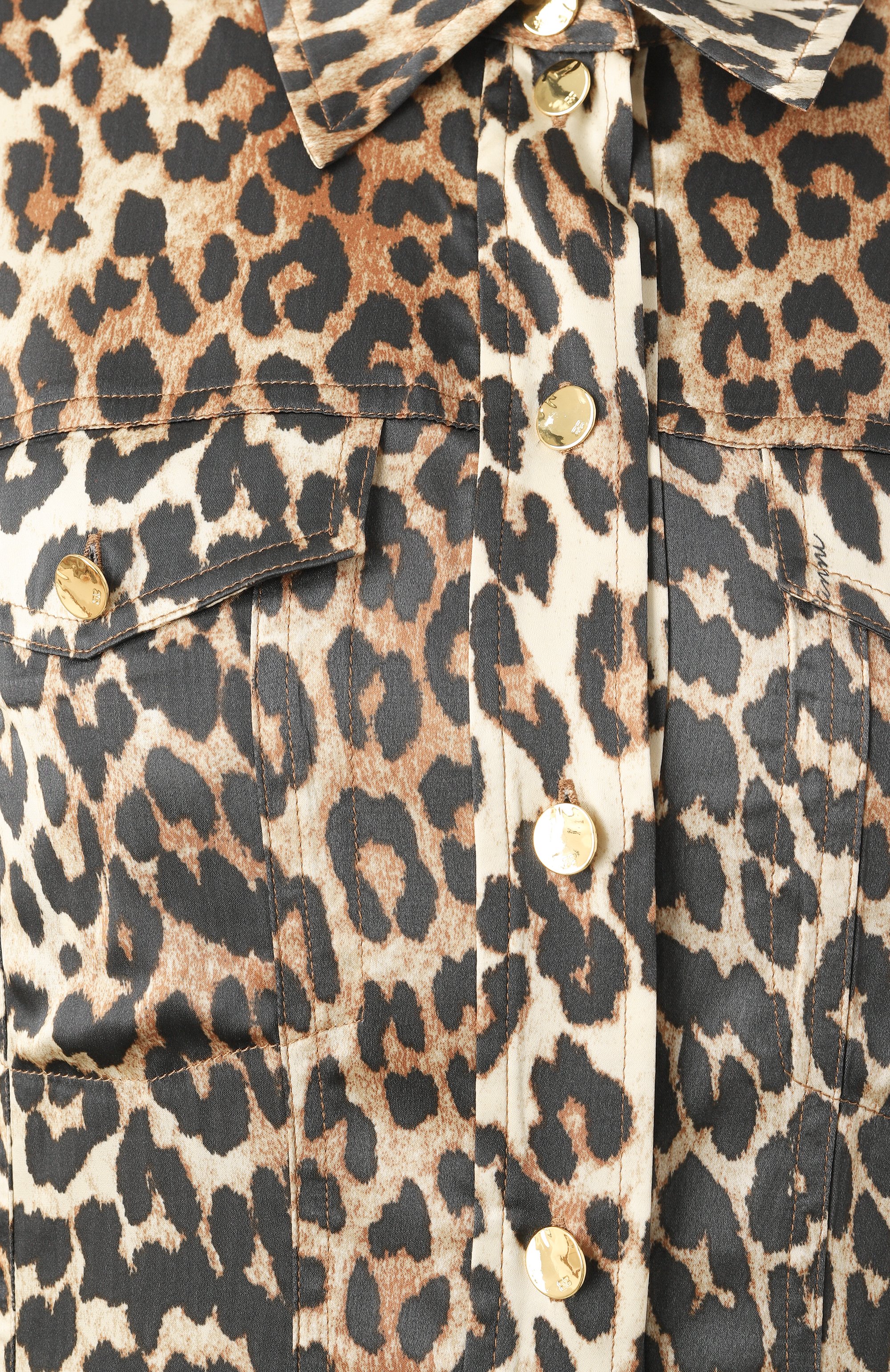 Рубашка из вискозы GANNI, арт. W0321/6757, фото 6