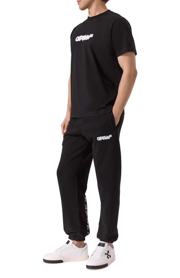 Мужские кожаные кеды new low vulcanized OFF-WHITE белого цвета, арт. 0MIA293C99LEA002 | Фото 2 (Автоматизация ТО: Проставлено; Материал внутренний: Текстиль; Материал внешний: Натуральная кожа; Подошва: Плоская; Автоматизация состава: Проставлено; Стили: Классический; Материал утеплителя: Без утеплителя; Кросс-КТ: Низкие)