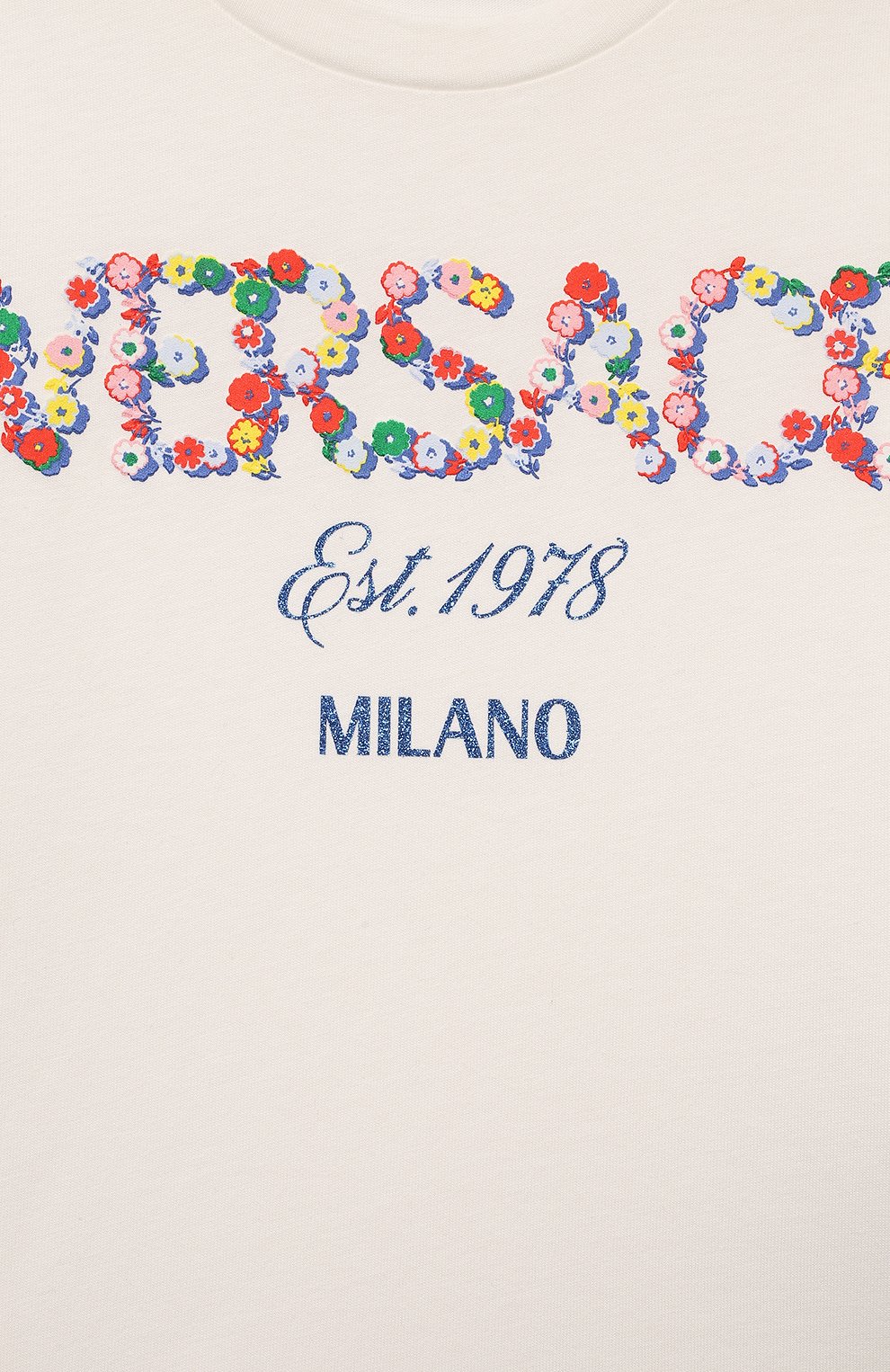 Хлопковая футболка VERSACE, арт. 1000052/1A11464/8-14, фото 3