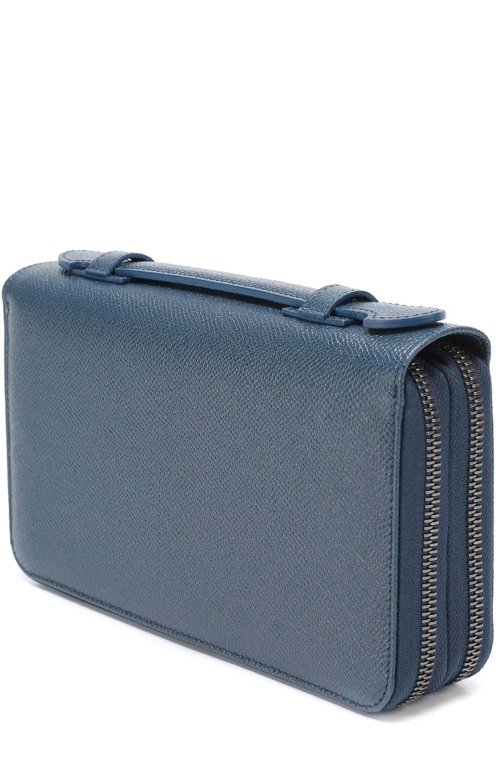 Кожаный футляр для документов с отделениями для кредитных карт и монет DOLCE & GABBANA темно-синего цвета по цене 96200 руб., арт. 0115/BP2220/A1001, фото 2 Кожаный футляр для документов с отделениями для кредитных карт и монет DOLCE & GABBANA, арт. 0115/BP2220/A1001, фото 2