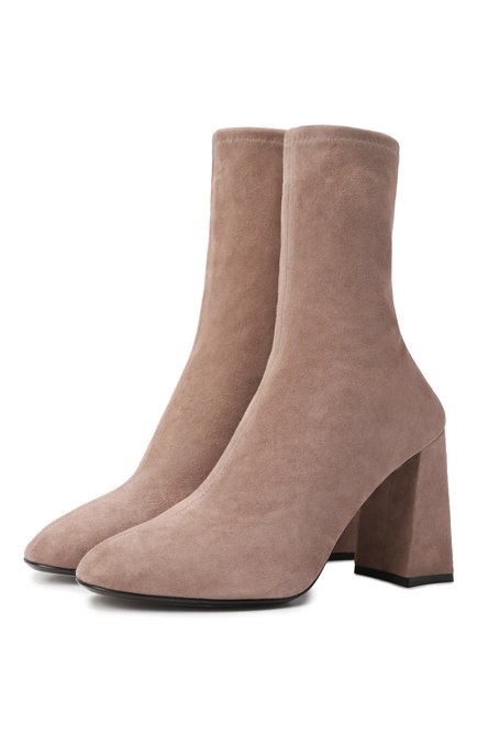 Женские замшевые ботильоны jive 90 ALEVI MILANO, арт. L26W7001.Q.0363681/BL0CK SUEDE STRETCH
