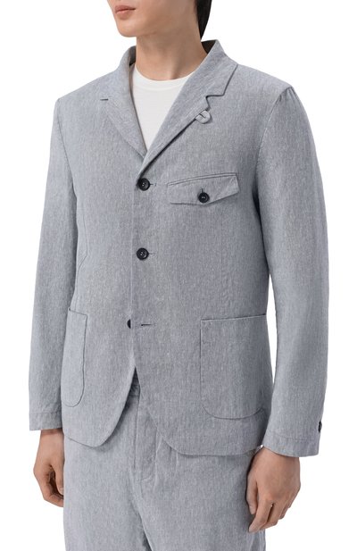 Пиджак изо льна и хлопка HANNES ROETHER, арт. PAR32D0NE.6073, фото 3