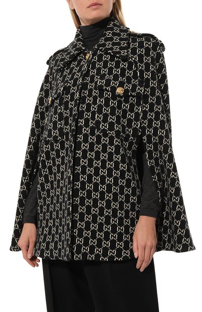 Шерстяная накидка GUCCI, арт. 650533 XKBR8, фото 3