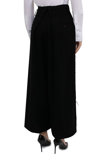 Шерстяные брюки YOHJI YAMAMOTO, арт. FM-P52-105, фото 4