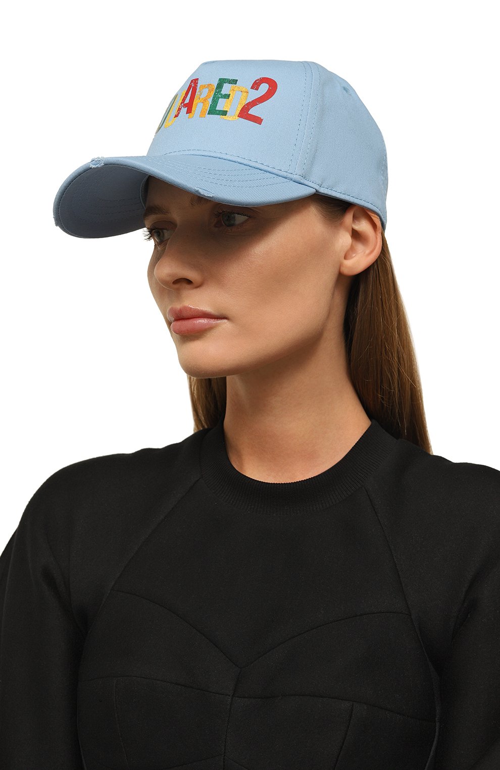 Хлопковая бейсболка DSQUARED2, арт. BCW0102 05C00001, фото 2