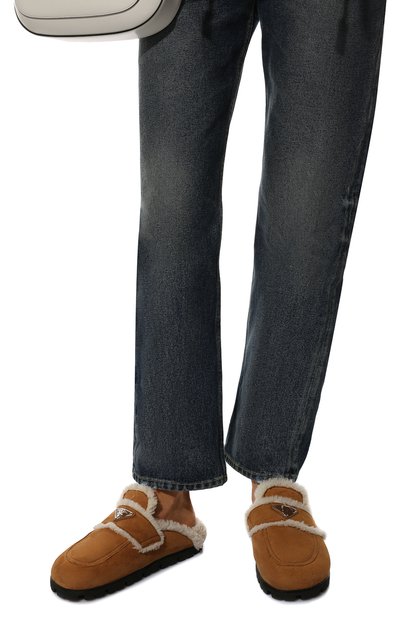 Меховые сабо PRADA, арт. 1S711M-1A6-F0046-020, фото 3