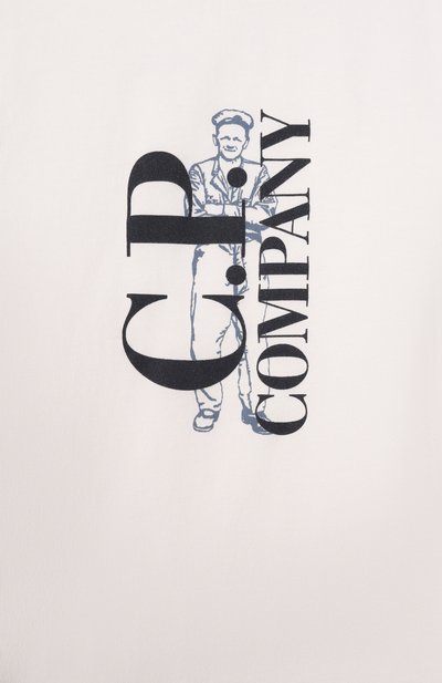 Хлопковая футболка C.P. COMPANY, арт. CUM00V/LAA17, фото 3