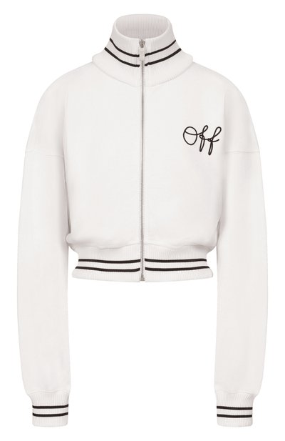 Женский хлопковая толстовка OFF-WHITE, арт. 0WBE008F25FLE001