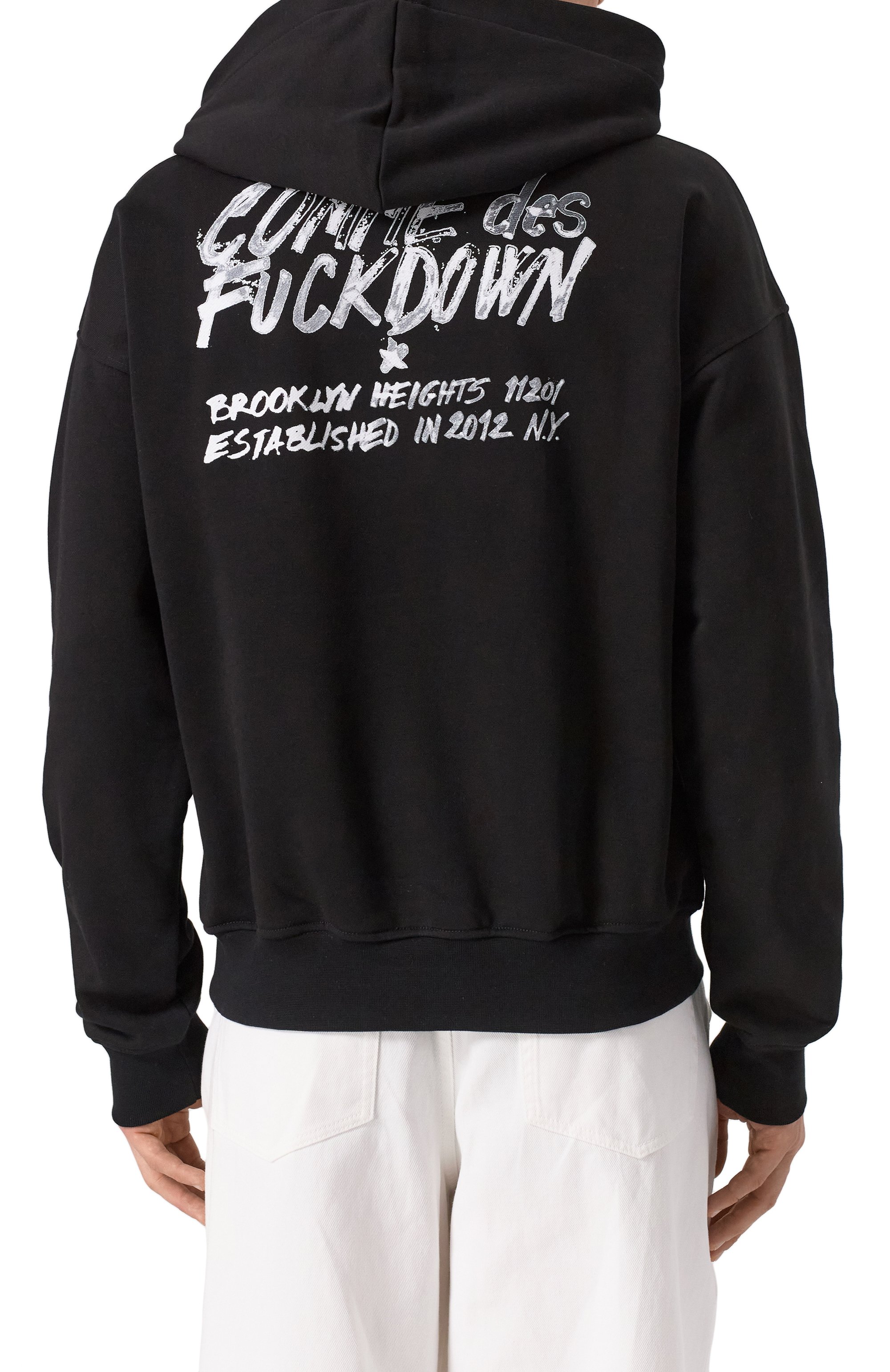 Хлопковое худи COMME DES FUCKDOWN, арт. CFABM01520, фото 4