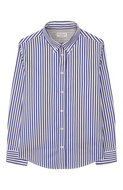 Хлопковая рубашка BRUNELLO CUCINELLI, арт. BQ6613008C, фото 1