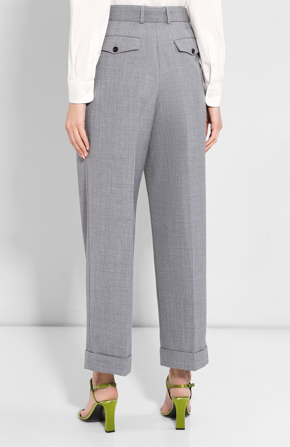 Брюки с поясом DRIES VAN NOTEN, арт. 192-10915-8037, фото 4