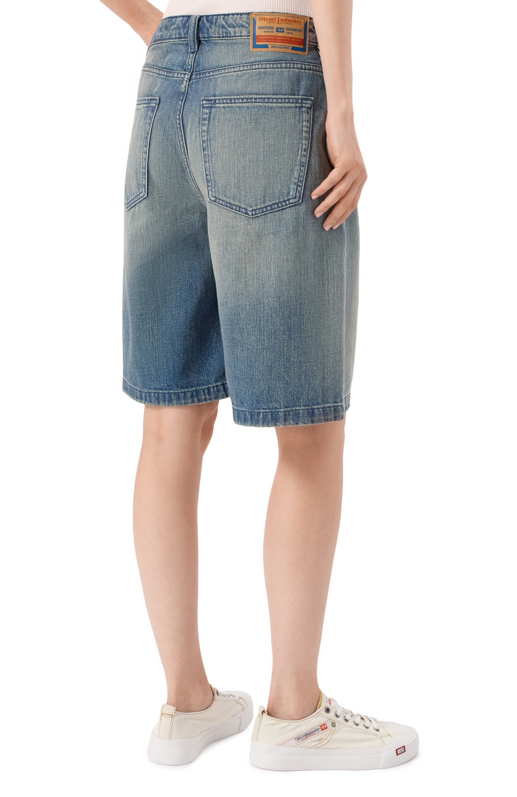 Джинсовые шорты DIESEL, арт. A14051/0DBEC, фото 4