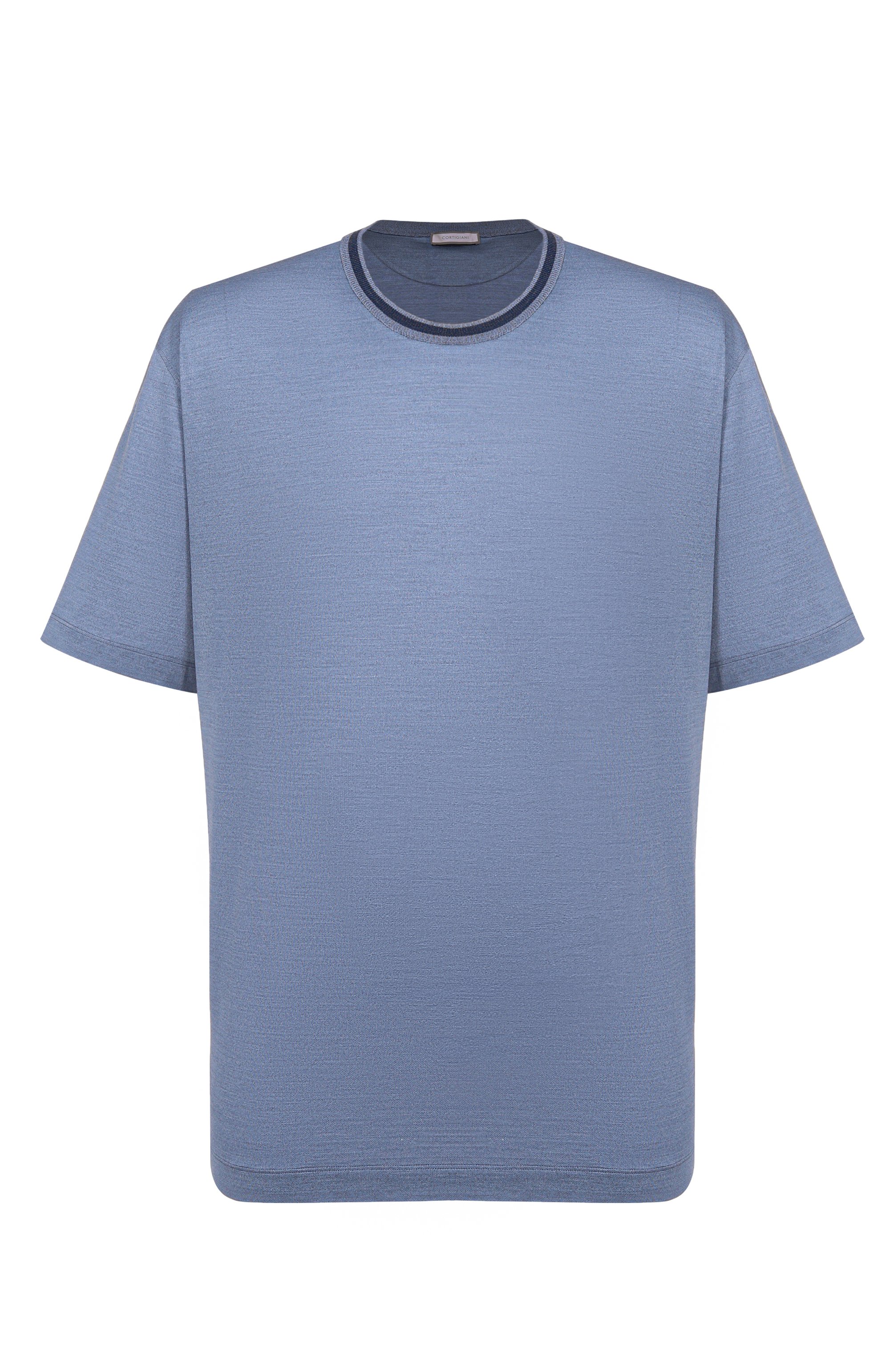 Футболка из хлопка и шелка CORTIGIANI, арт. 4AJ635, фото 1