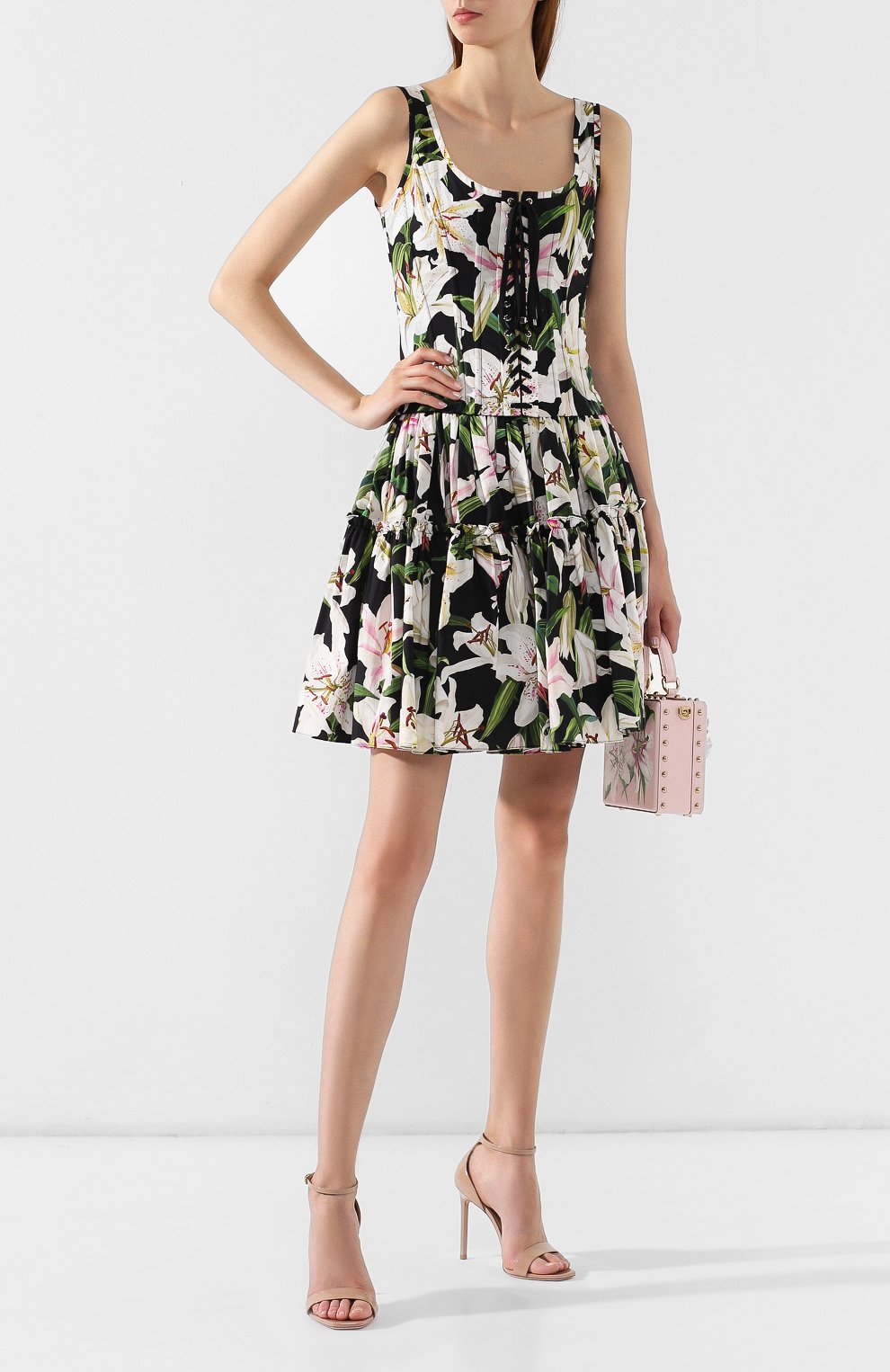 Хлопковый топ DOLCE & GABBANA, арт. F73R8T/HS5E0, фото 2