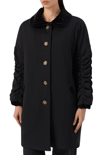 Пальто из хлопка и льна MIDGARD PARIS, арт. CT37CN-OS-BK, фото 3