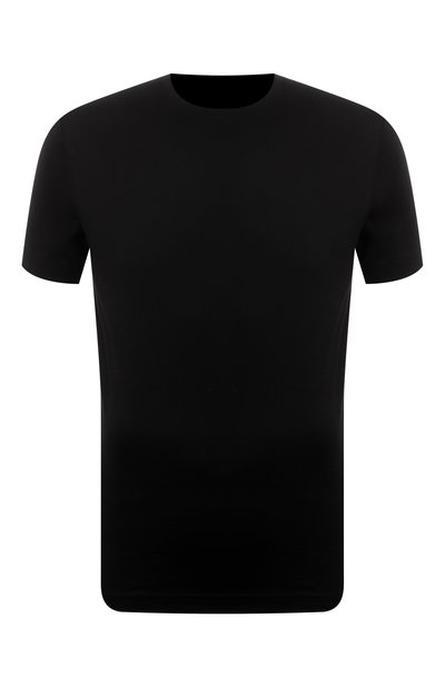 Хлопковая футболка WHO_AM, арт. MTS1-P243-BLK, фото 1