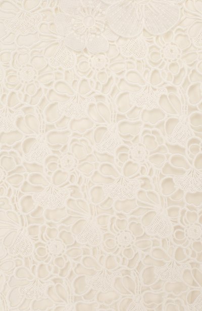 Хлопковое платье с кружевной отделкой CHLOÉ, арт. C12660/14A, фото 3