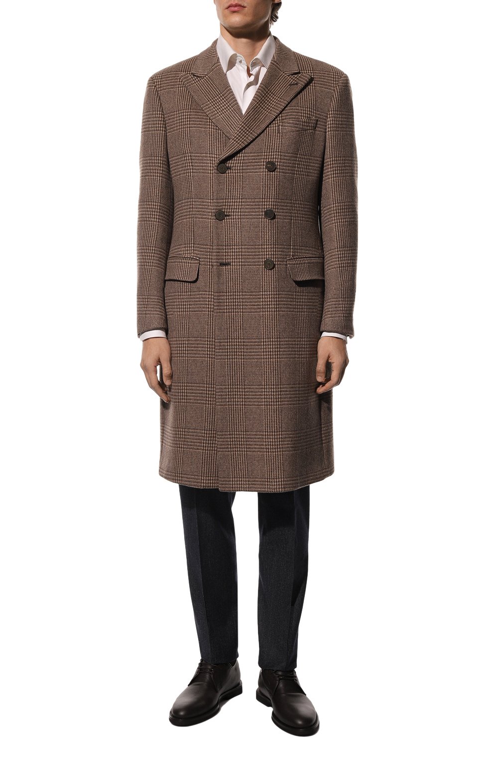 Кожаные дерби STEFANO RICCI темно-коричневого цвета по цене 122000 руб., арт. US727G5171/VTS, фото 2 Кожаные дерби STEFANO RICCI, арт. US727G5171/VTS, фото 2