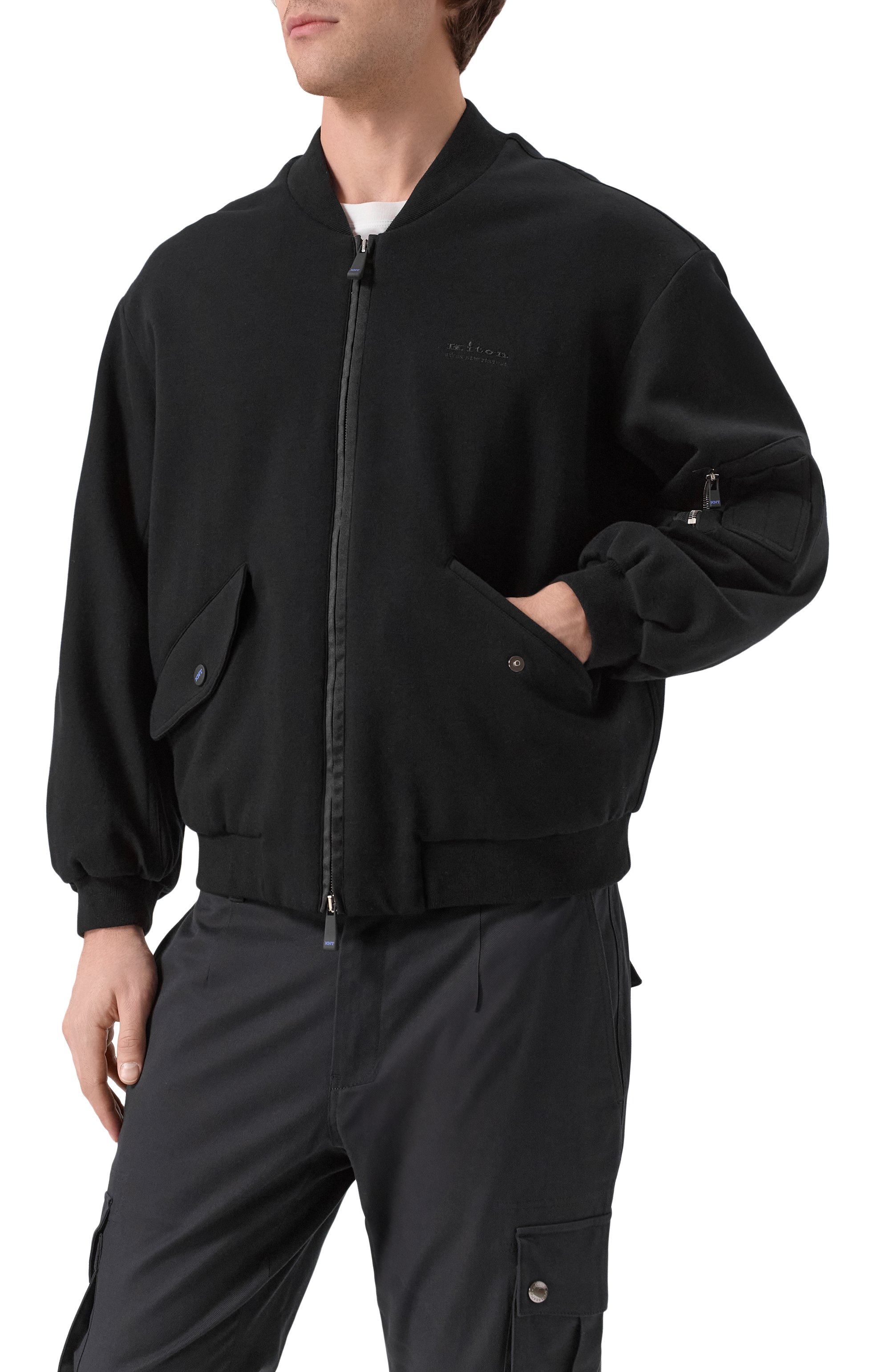 Бомбер из хлопка и шелка KITON, арт. UMM062602, фото 3