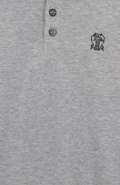 Хлопковое поло BRUNELLO CUCINELLI, арт. B29M81605B, фото 3