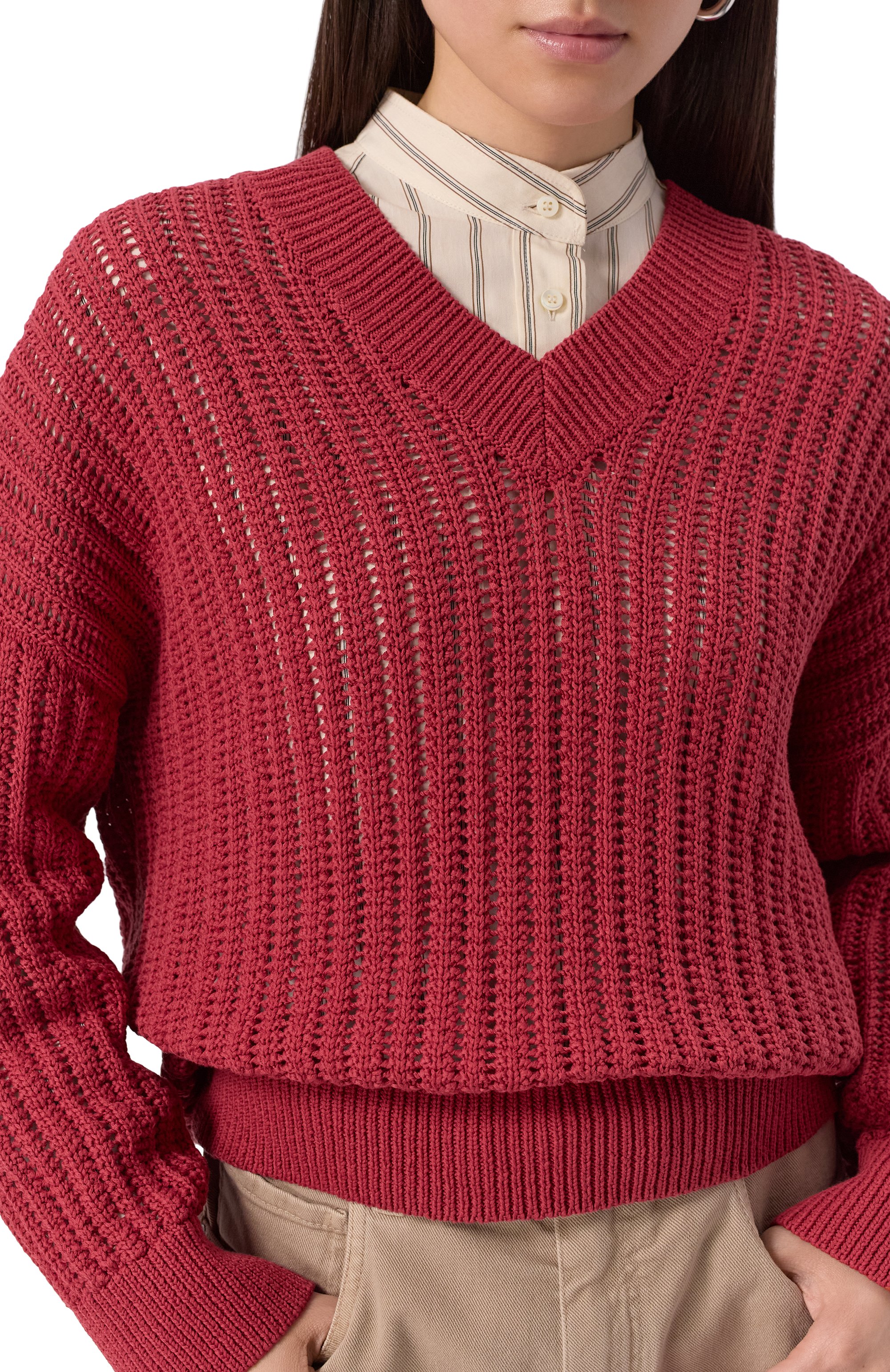 Хлопковый свитер BRUNELLO CUCINELLI, арт. MSB581812, фото 5