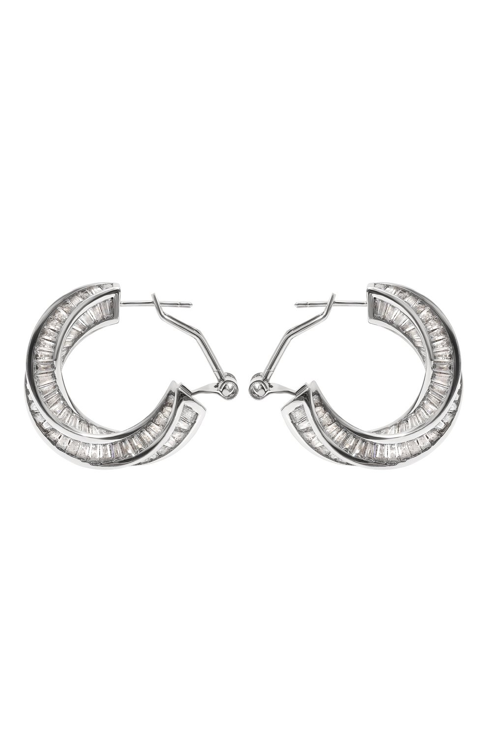 Серьги-кольца с фианитами crush CAVIAR JEWELLERY, арт. CR001, фото 1