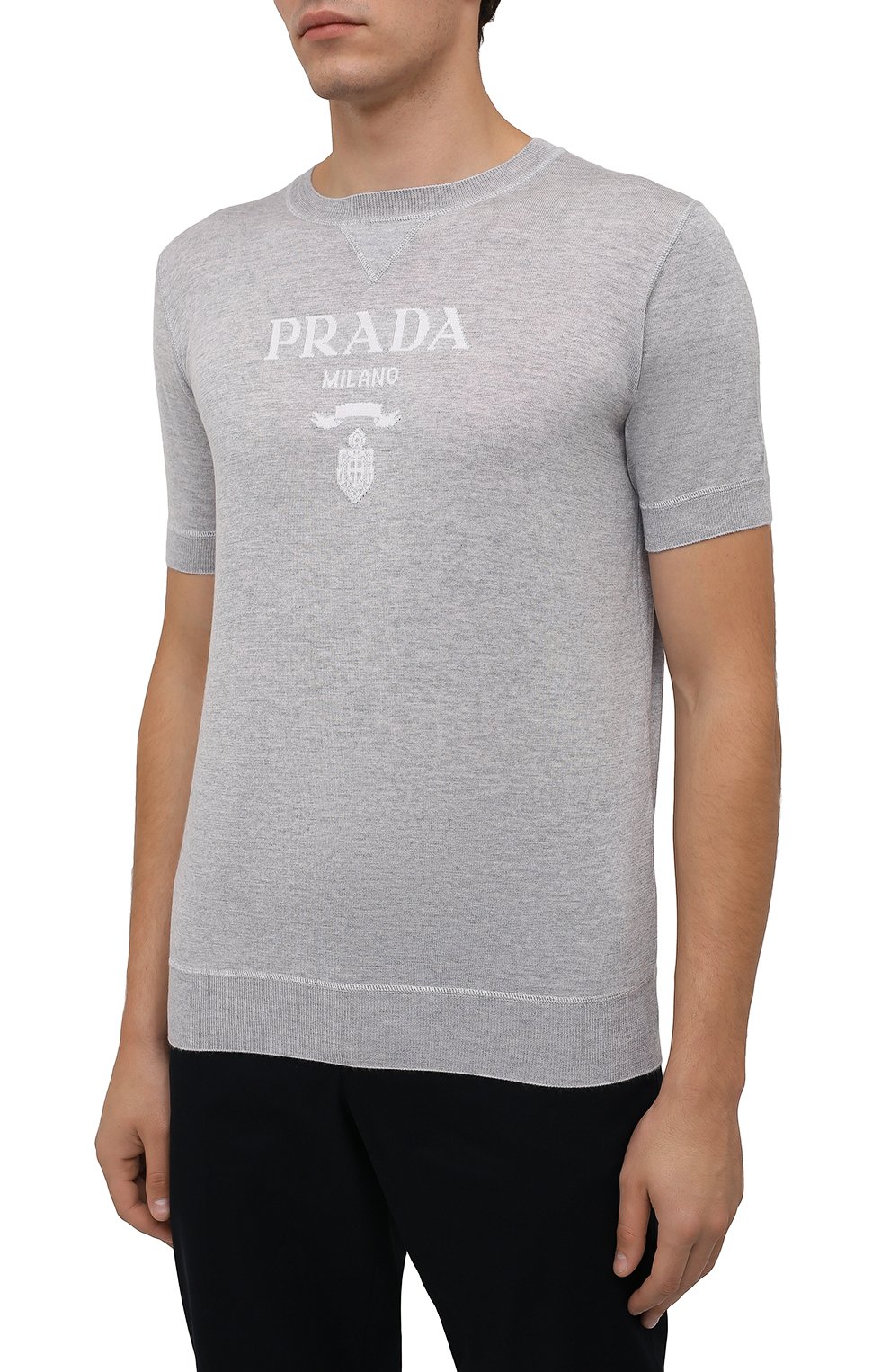 Джемпер из кашемира и шерсти PRADA, арт. UMB272-1ZRR-F0031-212, фото 3
