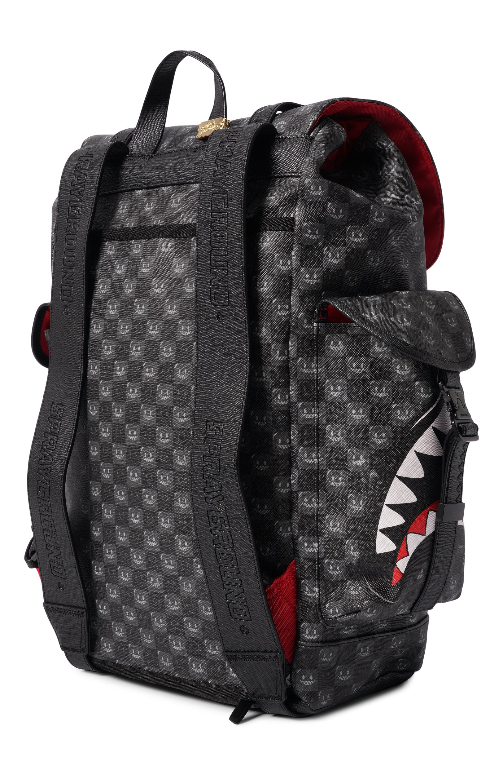 Рюкзак SPRAYGROUND, арт. 910B9311NSZ/SHARKS IN PARIS WTF BUBBLY BLACK CHECK, фото 2