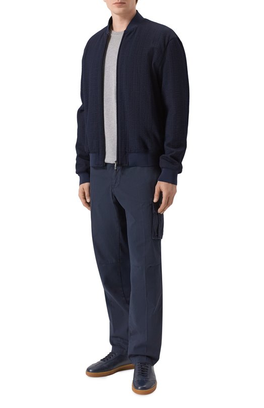 Кожаные кеды Corneliani 27TM60/2720924 Синий  27TM60/2720924 Фото 2