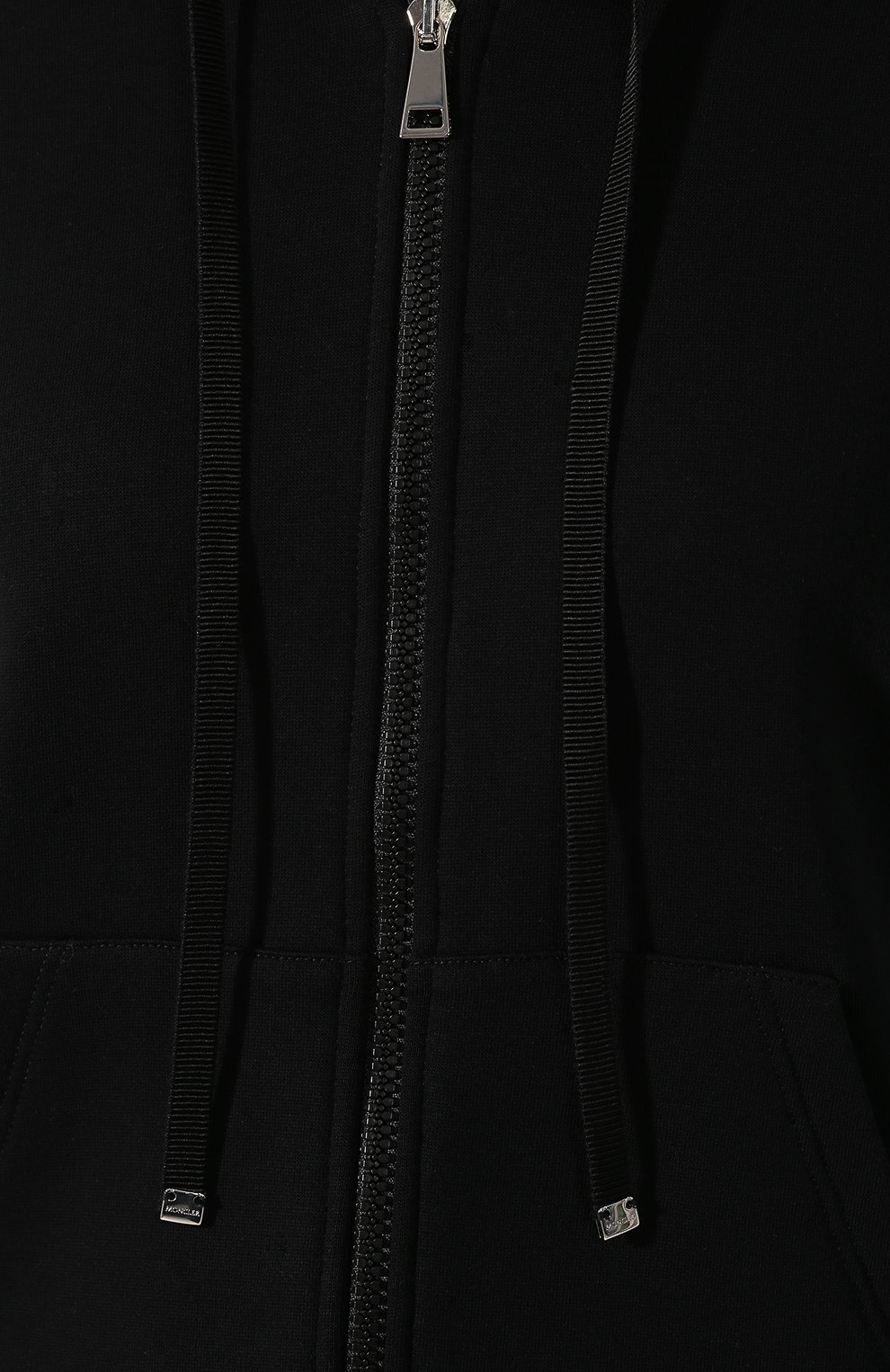 Хлопковая толстовка MONCLER черного цвета по цене 41500 руб., арт. F1-093-8G703-00-V8101, фото 5 Хлопковая толстовка MONCLER, арт. F1-093-8G703-00-V8101, фото 5