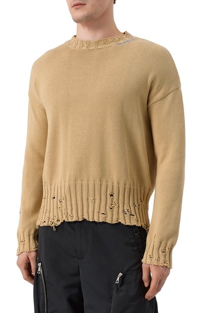 Хлопковый свитер MARNI, арт. GCMG0210A0/UFC652, фото 3