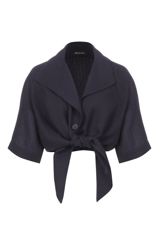 Льняная блузка Loro Piana FAP7857 Синий FAP7857