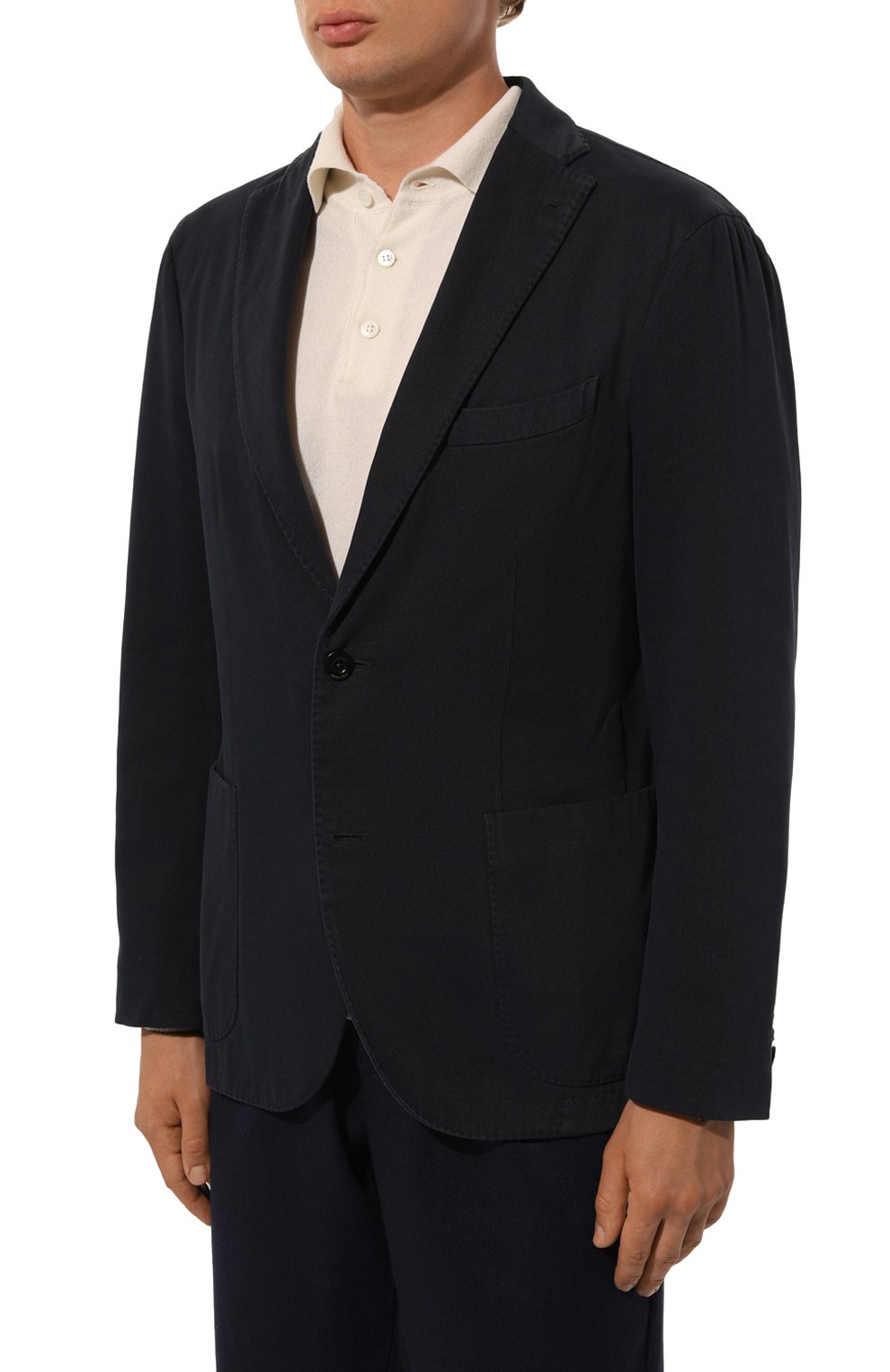 Хлопковый пиджак BOGLIOLI, арт. N1302Q/FA0422, фото 4