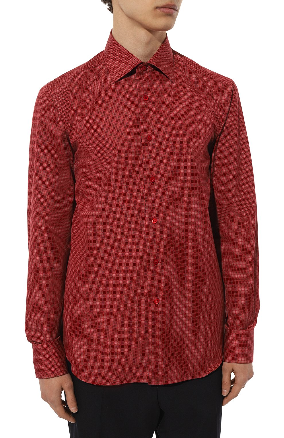 Хлопковая рубашка STEFANO RICCI, арт. MS004775/C2503, фото 3