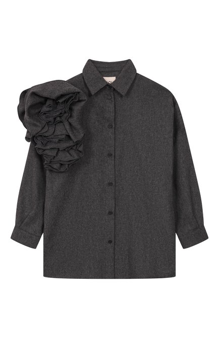 Рубашка из шерсти и вискозы DOUUOD, арт. DX5A00