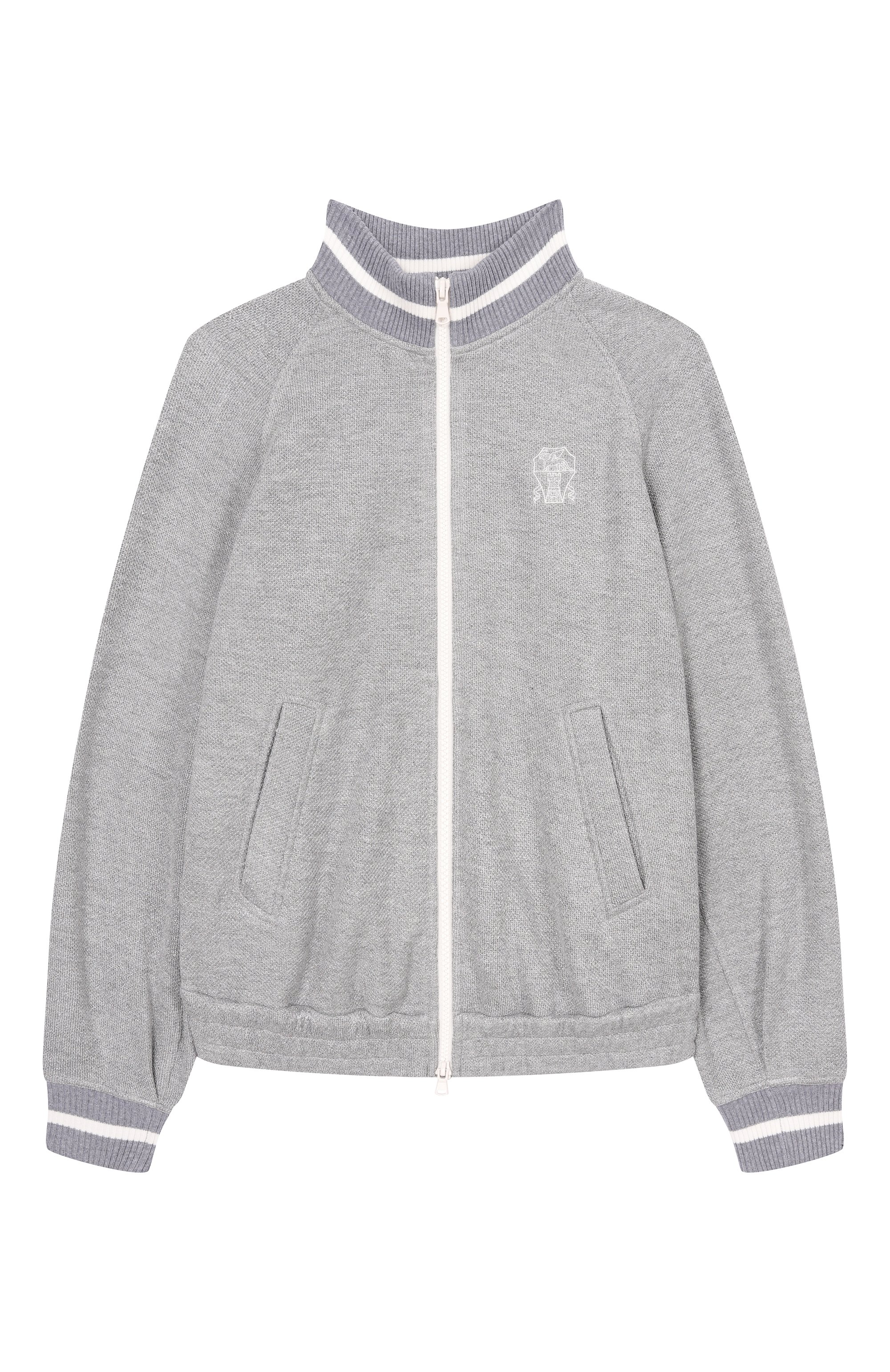 Толстовка из вискозы и хлопка BRUNELLO CUCINELLI, арт. BG930E892C, фото 1