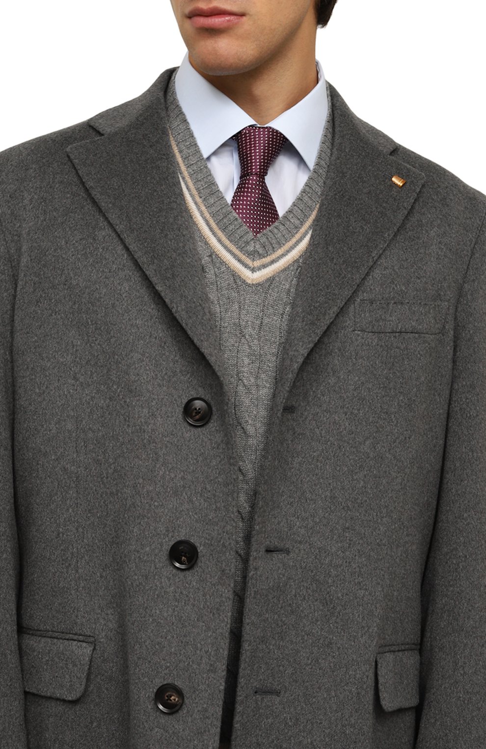 Шелковый галстук CANALI, арт. 18/HJ03847, фото 2