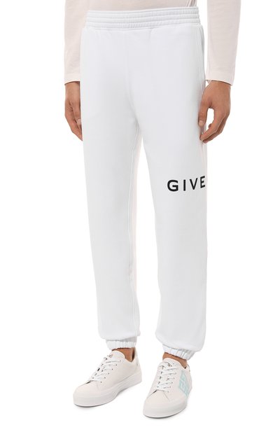 Хлопковые джоггеры GIVENCHY, арт. BM514M3YAC, фото 3