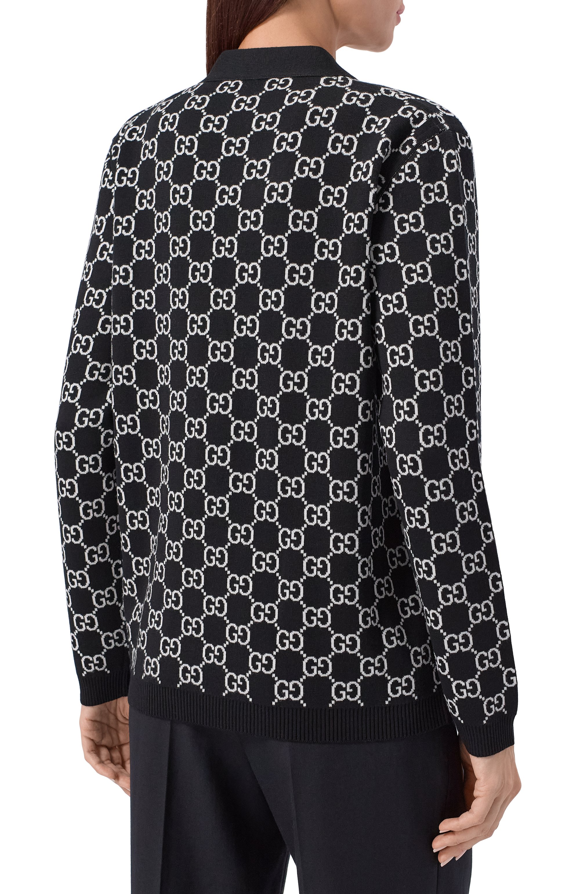 Двусторонний шерстяной кардиган GUCCI, арт. 798157/XKEJP, фото 4