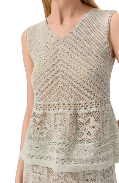 Хлопковый топ D.EXTERIOR, арт. 60349, фото 5