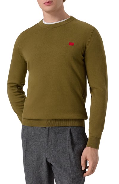 Хлопковый джемпер HUGO, арт. 50475083, фото 3