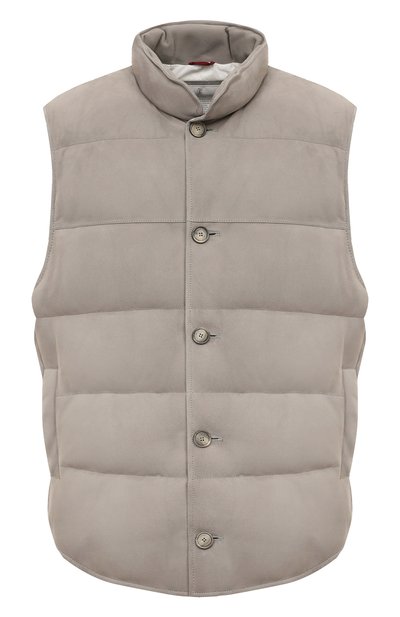 Мужской замшевый жилет BRUNELLO CUCINELLI, арт. M0PCL1840