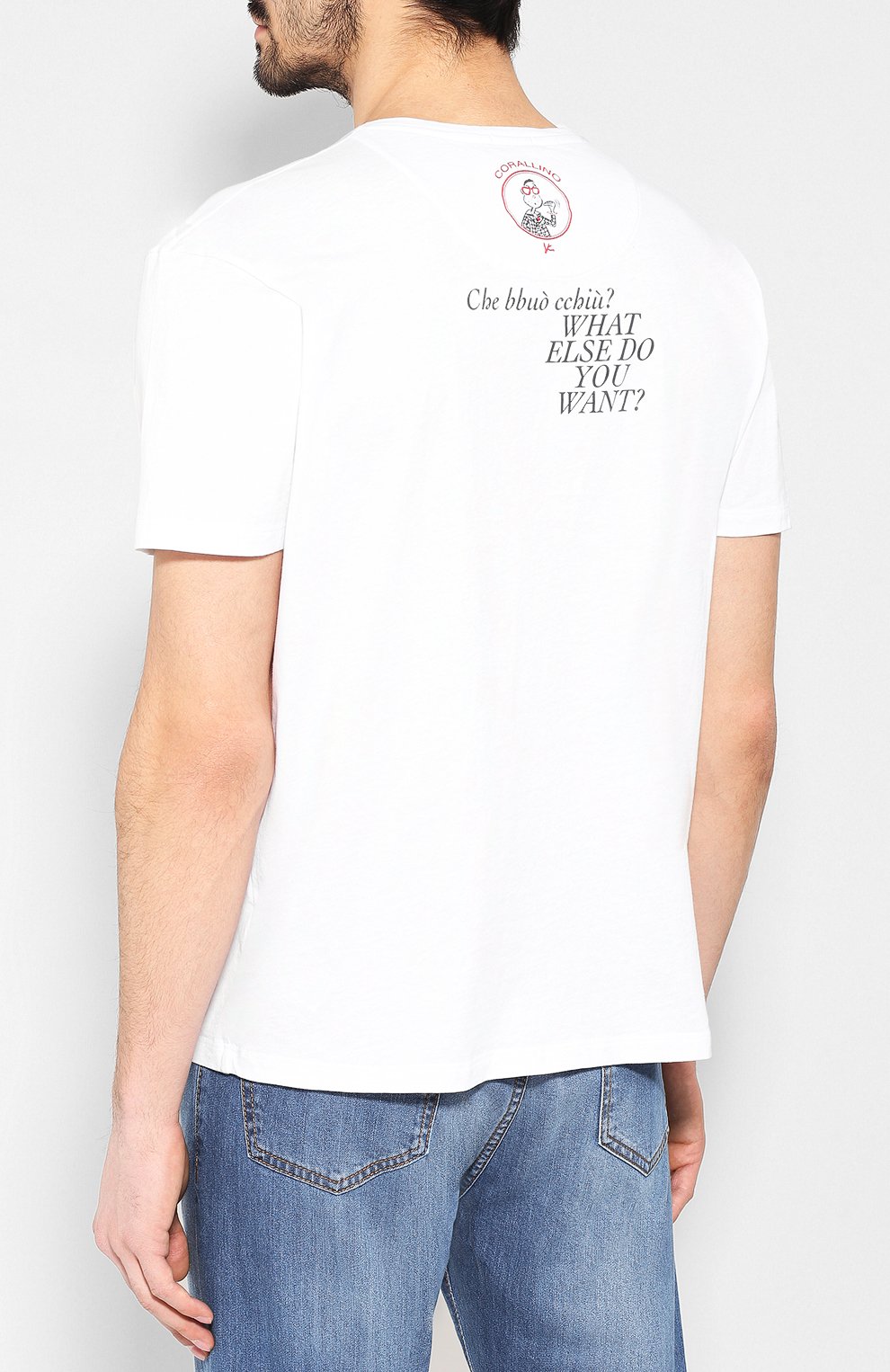 Хлопковая футболка ISAIA, арт. MCC005/JC002, фото 4