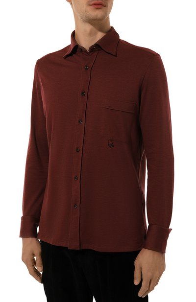 Рубашка из хлопка и кашемира STEFANO RICCI, арт. CJ007510/TE2603, фото 3