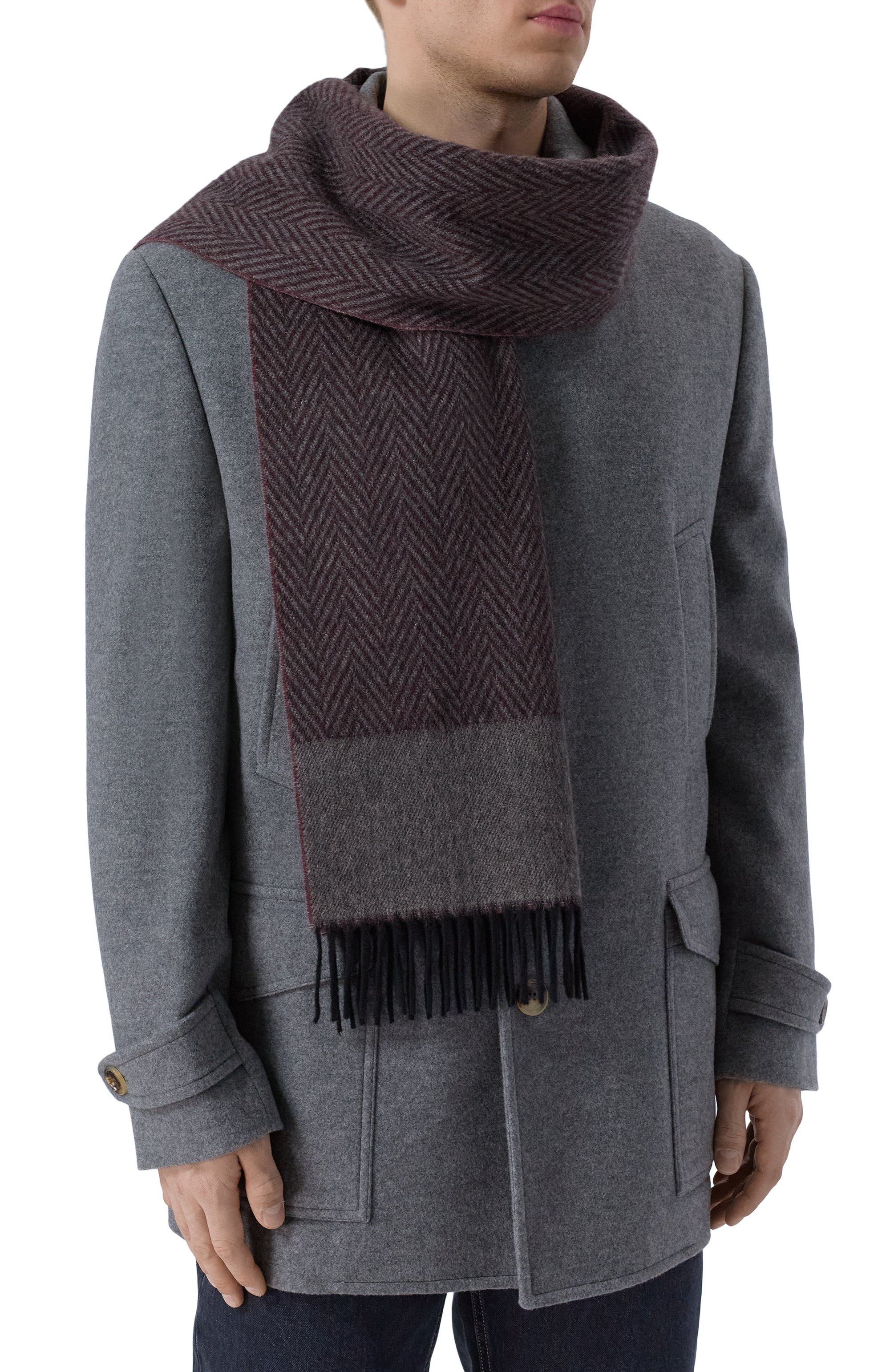 Кашемировый шарф ZILLI, арт. SSAN00M0320VZI0C0, фото 2